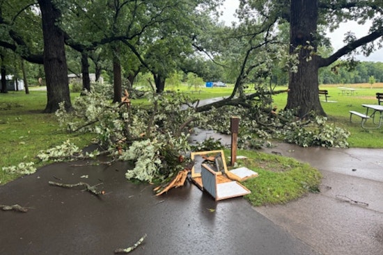 Post-Storm Cleanup Underway at Otsego Park, Officials Urge Patience and Caution from Visitors