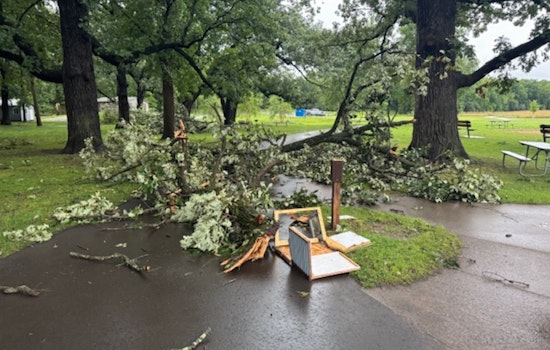 Post-Storm Cleanup Underway at Otsego Park, Officials Urge Patience and Caution from Visitors