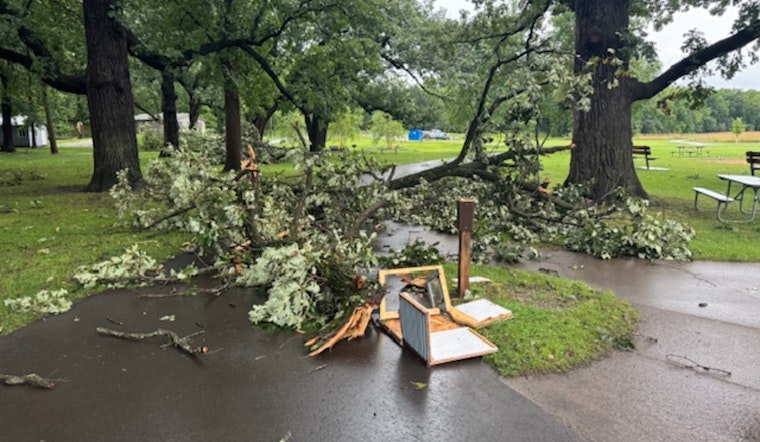 Post-Storm Cleanup Underway at Otsego Park, Officials Urge Patience and Caution from Visitors