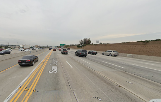 Protesters Disrupt Traffic on 405 Freeway in West Los Angeles Demanding U.S. Arms Embargo against Israel
