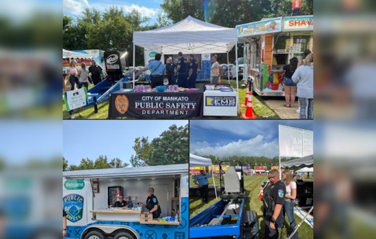 Public Safety Booth Brings Traffic Education to RibFest with Interactive "Seat Belt Convincer" Display