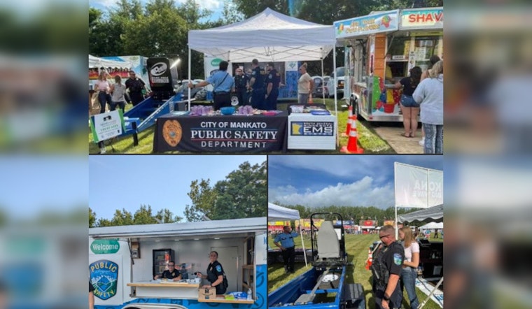 Public Safety Booth Brings Traffic Education to RibFest with Interactive "Seat Belt Convincer" Display