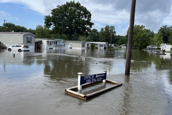 Ravenna Township's Bramley Trailer Park Residents Urged to Stay Indoors Amidst Flooding