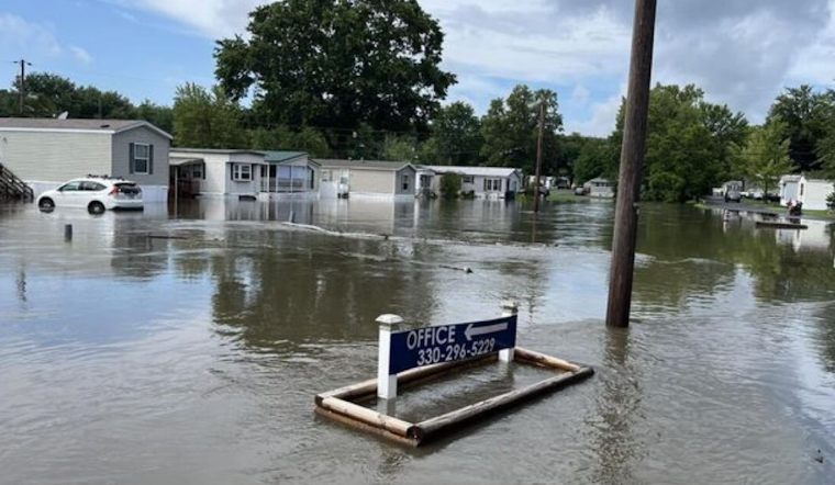 Ravenna Township's Bramley Trailer Park Residents Urged to Stay Indoors Amidst Flooding