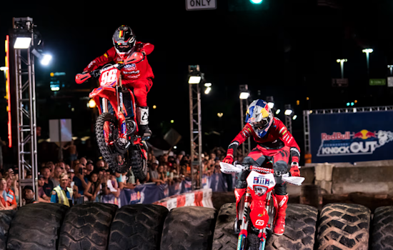 Red Bull's TKO Prologue Takes Nashville Streets by Storm with Urban Motocross Extravaganza