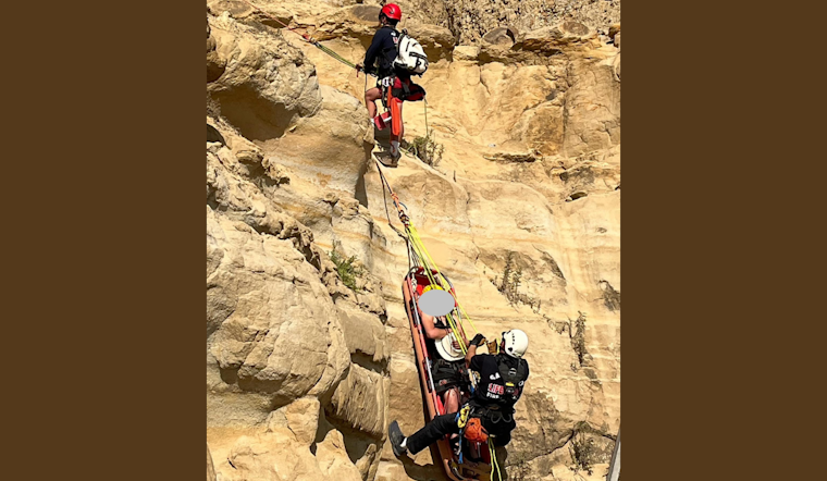 Rescue Team Successfully Retrieves Injured Individual from Cliff at Blacks Beach, San Diego