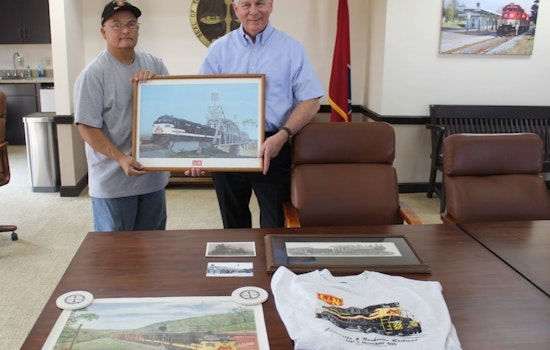 Retired Clarksville Firefighter Donates Cherished Train Memorabilia to Enhance City's Historical Collections