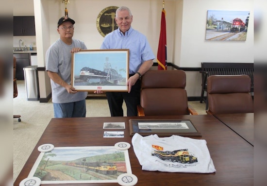 Retired Clarksville Firefighter Donates Priceless Train Memorabilia to City's Historical Collection