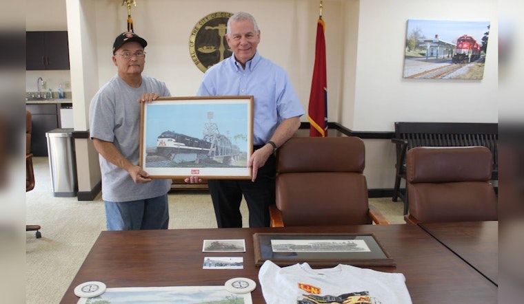 Retired Clarksville Firefighter Donates Priceless Train Memorabilia to City's Historical Collection