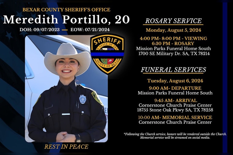 San Antonio Mourns the Loss of BCSO Deputy Meredith Portillo in I-37