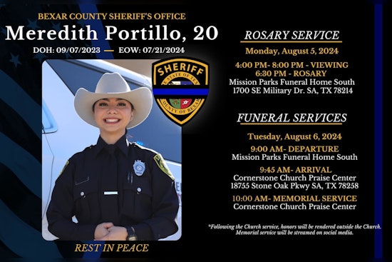 San Antonio Mourns the Loss of BCSO Deputy Meredith Portillo in I-37 Wrong-Way Crash