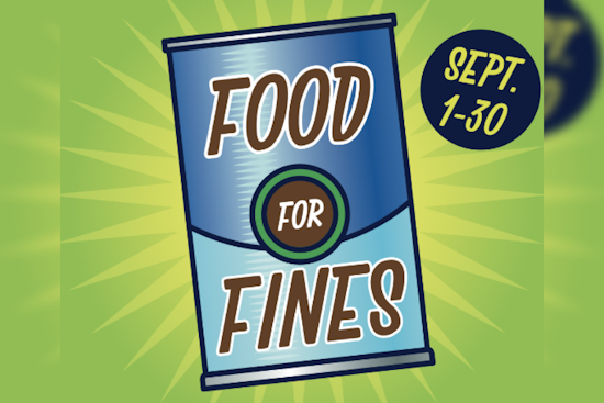 San Francisco's Santa Clarita Public Library Launches 'Food For Fines' Campaign to Aid Food Banks and Forgive Overdue Fees