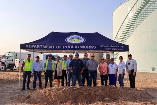 San Luis Starts Construction on 2 Million-Gallon Water Tank to Support City’s Growth
