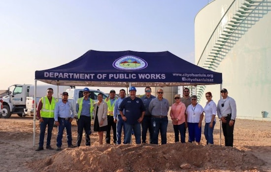 San Luis Starts Construction on 2 Million-Gallon Water Tank to Support City’s Growth