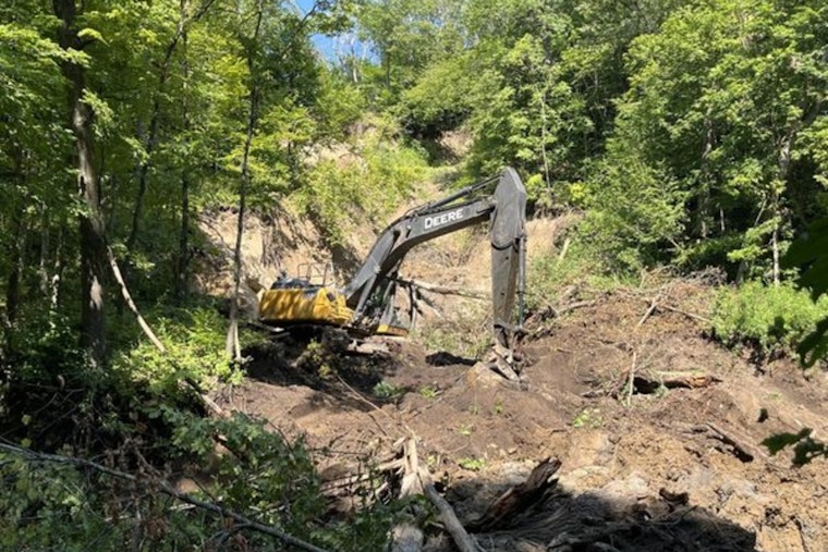 Sanitary Sewer Line in Mankato's Viking Ravine Swiftly Repaired Following Landslide