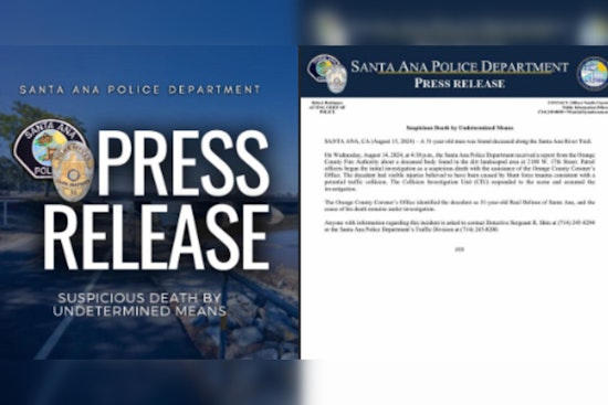 Santa Ana Police Probe Suspicious Death of Local Man Found on River Trail