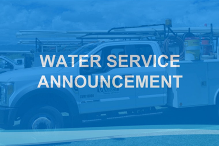 Scheduled Water Service Interruption on Po'ohiwi Road - Kauai County Notifies Residents of August 28 Downtime