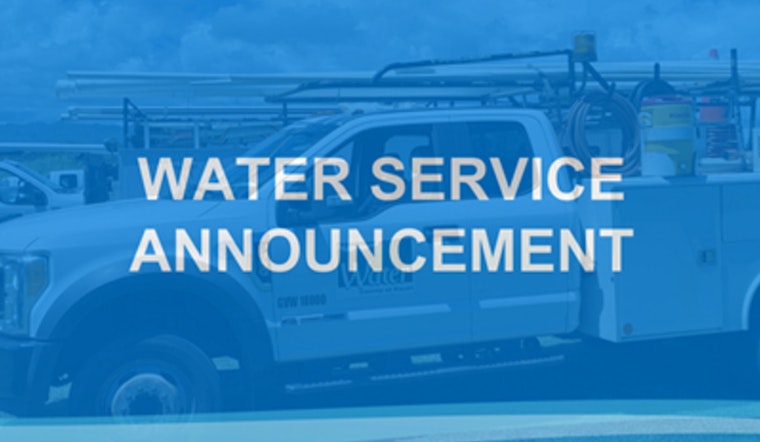 Scheduled Water Service Interruption on Po'ohiwi Road - Kauai County Notifies Residents of August 28 Downtime
