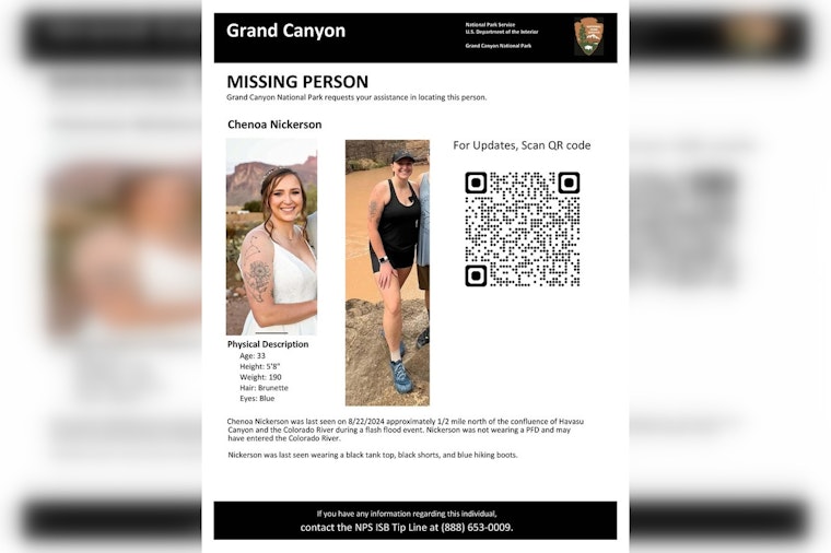 Search Underway for Gilbert Woman Missing After Grand Canyon Flash Flood