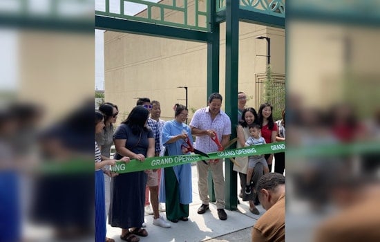 Seattle Celebrates Unveiling of "Through" Art Piece by Kalina Chung in Little Saigon's New Hoa Mai Park