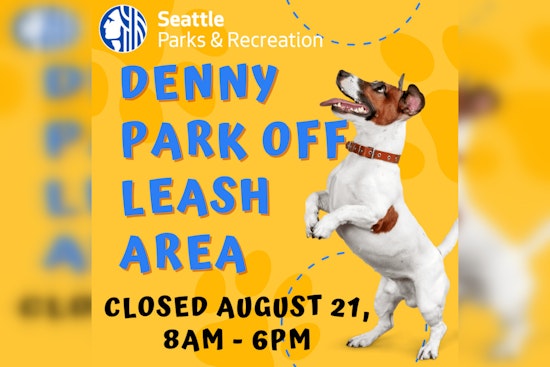 Seattle's Denny Park Dog Area Closed for Tree Maintenance on August 21st
