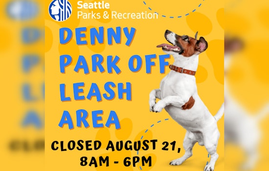 Seattle's Denny Park Dog Area Closed for Tree Maintenance on August 21st