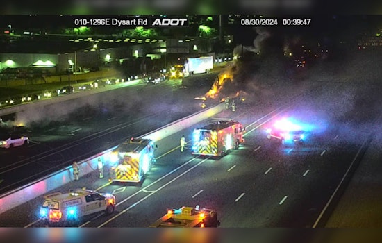 Semi-Truck Driver Killed, Two Injured in Fiery I-10 Collision Near Dysart Road, Impairment Suspected