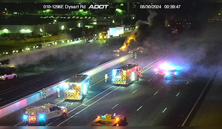 Semi-Truck Driver Killed, Two Injured in Fiery I-10 Collision Near Dysart Road, Impairment Suspected