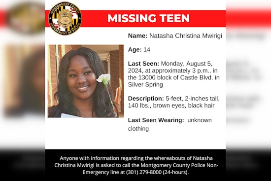 Silver Spring Community Urged to Aid in Search for Missing Teen Natasha Mwirigi