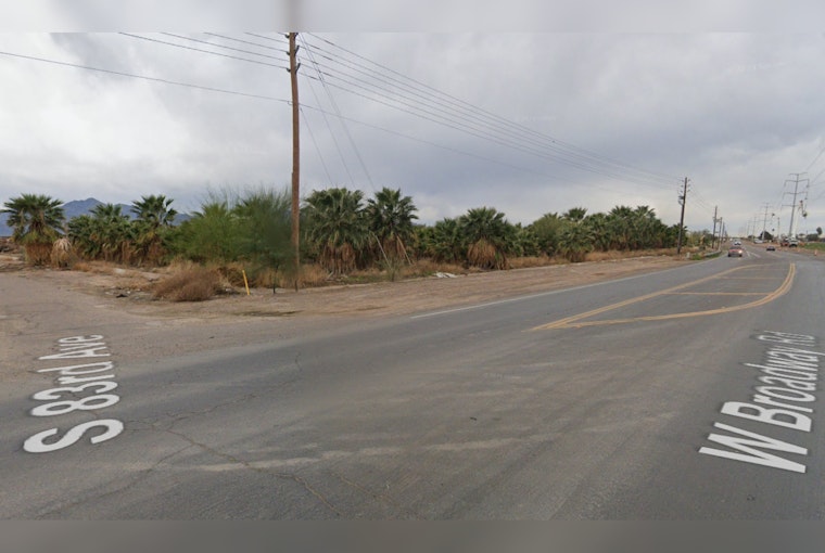 Spectacular Blaze Engulfs Over 100 Palm Trees at Tolleson Farm Amid Storm