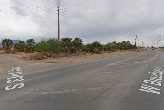 Spectacular Blaze Engulfs Over 100 Palm Trees at Tolleson Farm Amid Storm