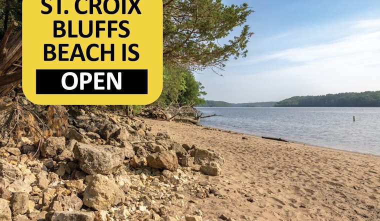 St. Croix Bluffs Beach Reopens with Caution Advised Amid Blue-Green Algae Concerns