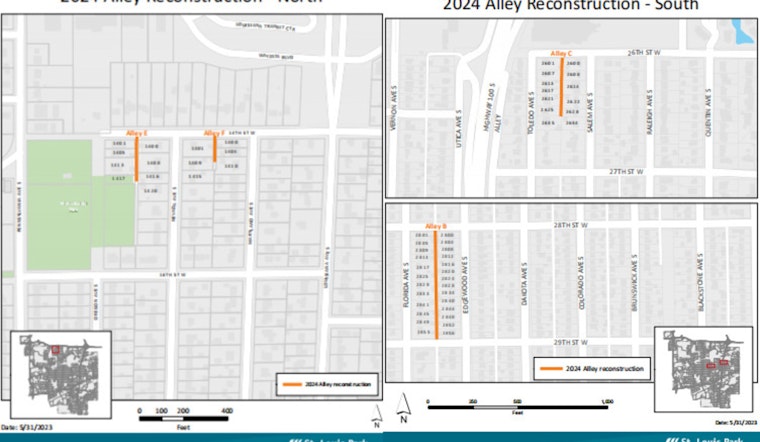 St. Louis Park Celebrates Completion of Alley Reconstruction, Easing Local Traffic Woes