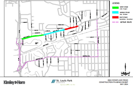 St. Louis Park Grapples with Extensive Roadworks as Cedar Lake Road Project Advances