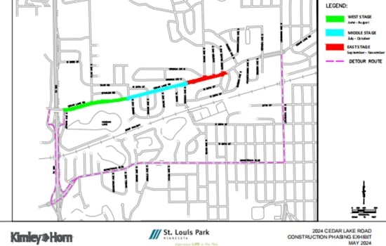 St. Louis Park Grapples with Extensive Roadworks as Cedar Lake Road Project Advances