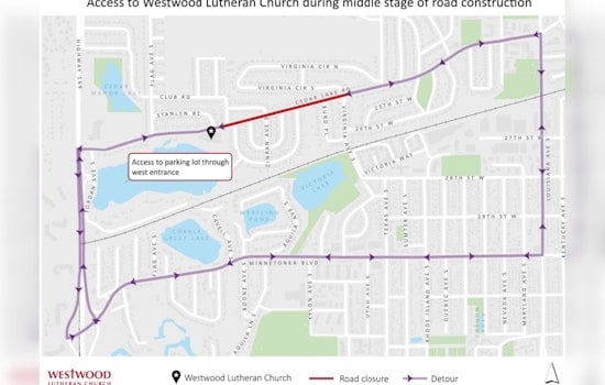 St. Louis Park Roadwork Advances, Cedar Lake Road Closure and Traffic Updates