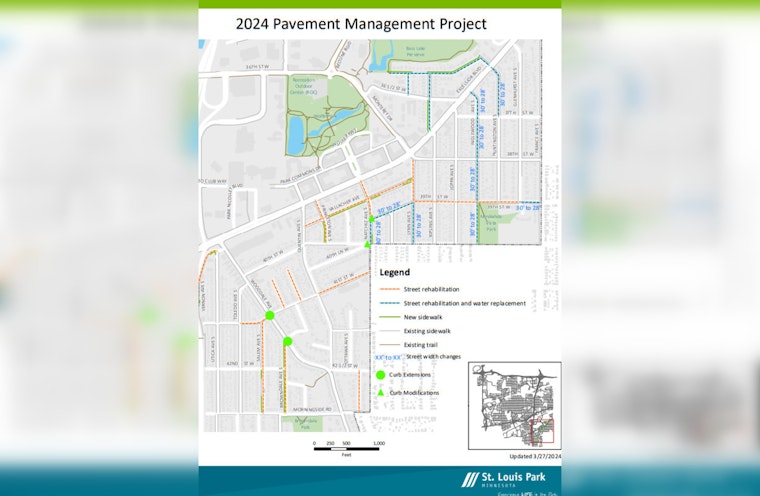 St. Louis Park's 2024 Pavement Project Advances, Urging Resident Participation for Phase 2