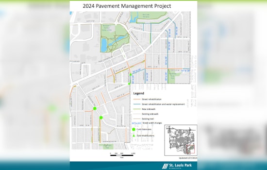 St. Louis Park's 2024 Pavement Project Advances, Urging Resident Participation for Phase 2