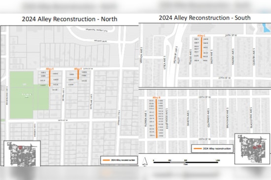 St. Louis Park's Alley Reconstruction Progresses on Schedule, Alleys E, F, and B Nearing Completion