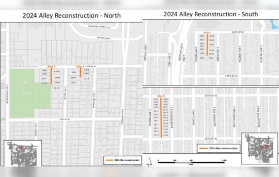 St. Louis Park's Alley Reconstruction Progresses on Schedule, Alleys E, F, and B Nearing Completion