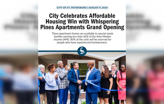 St. Petersburg Unveils Whispering Pines Apartments, Expanding Affordable Housing Options