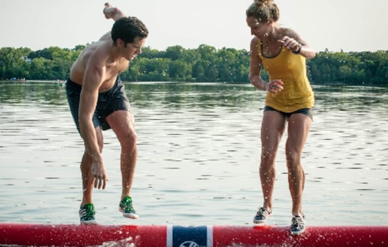 Step Back in Time and Test Your Balance at Cleary Lake's Log Rolling Event