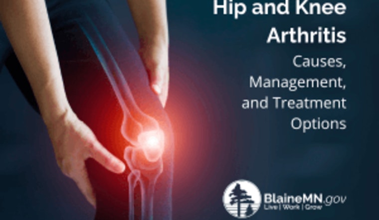 Summit Orthopedics Hosts Free Arthritis Education Session with Dr. Sandhu in Blaine on August 15
