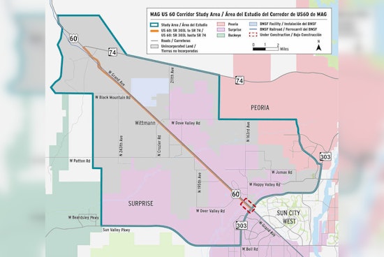 Surprise and Peoria Residents Invited to Open House on US 60 Corridor's Future Transport Plans