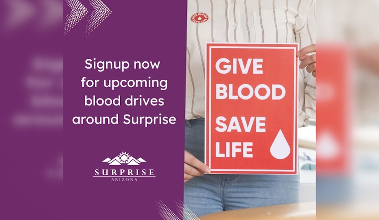 Surprise City Joins Forces with Vitalant for Life-Saving Blood Drives, Donors to Receive Halloween-Themed Thank-You Gift