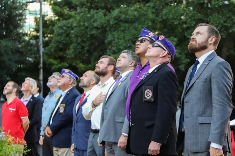 Tampa Honors Military Valor on National Purple Heart Day with Ceremony and Purple Illumination of City Hall