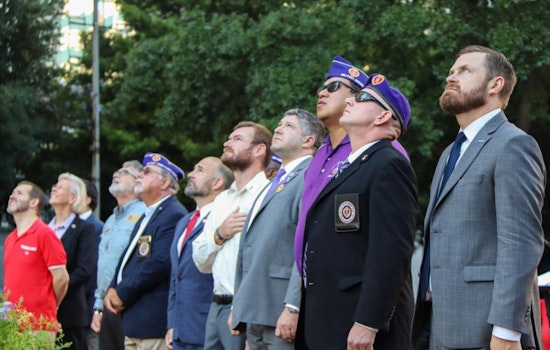 Tampa Honors Military Valor on National Purple Heart Day with Ceremony and Purple Illumination of City Hall