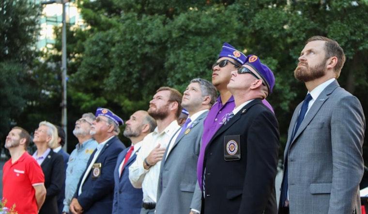 Tampa Honors Military Valor on National Purple Heart Day with Ceremony and Purple Illumination of City Hall