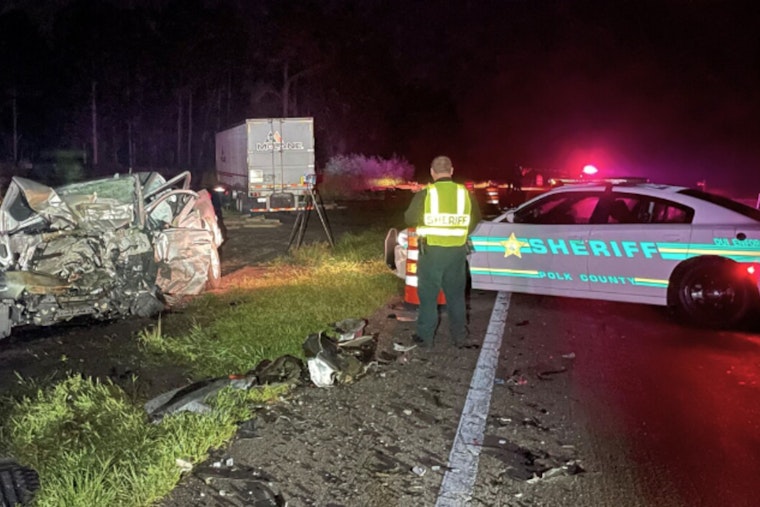 Tampa Man Fatally Injured in Head-On Collision With Semi-Truck in Polk County