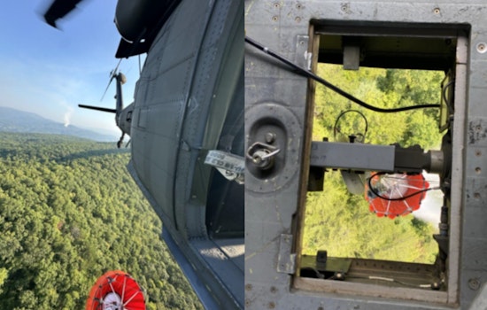 Tennessee National Guard Dispatches Blackhawks from Knoxville to Combat Great Smoky Mountains Wildfires